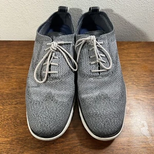 COLE HAAN Original Grand Stitch Lite Wingtip Oxford Gray C27565 Mens Sz 10.5 * - Picture 1 of 8