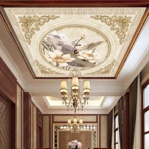 Fotomurale in tessuto non tessuto carta da parati per tetto immagini per tetto soffitto motivo loto arte soffitto gem 11395 - Foto 1 di 2