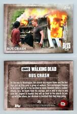 Bus Crash #25 The Walking Dead Season 5 Topps 2016 Trading Card