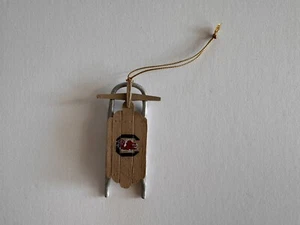 South Carolina Gamecocks Ornament Christbaumschmuck Urlaub College Schlitten - Bild 1 von 2