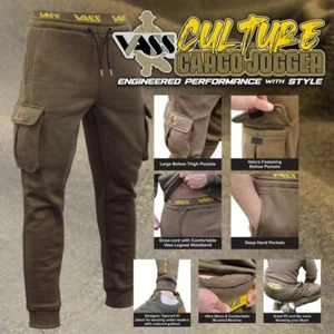 Vass Culture Fishing Cargo Jogger Khaki / Fishing Clothing - Picture 1 of 8