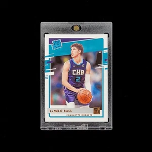 LaMelo Ball RC - 2020-21 NBA Panini Donruss Rated Rookie Charlotte Hornets #202 - Imagen 1 de 2