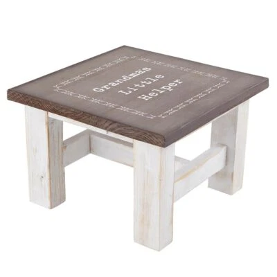 Fir Wood Step Stool Holds 250 lbs Wooden Stools 11in SQ x 7in H, Best Dad Ever - Image 1 of 3