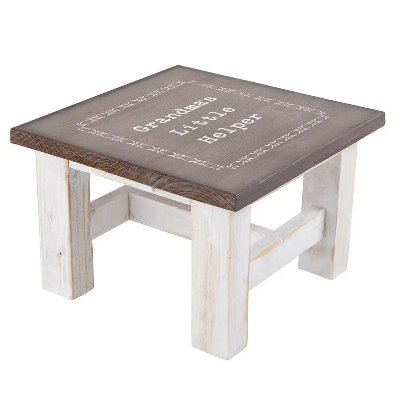 Fir Wood Step Stool Holds 250 lbs Wooden Stools 11in SQ x 7in H, Best Dad Ever - Image 1 of 3