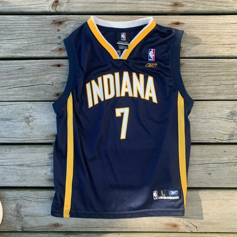 Indiana Pacers Jermaine O'Neal Reebok Jersey Youth Large NBA Basketball Cover