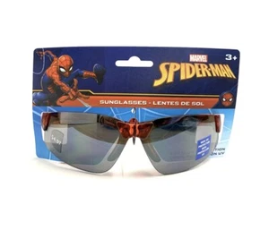 Spider Man Kids Red Wraparound Sunglasses Children Shades 100% UV Protection - Picture 1 of 2