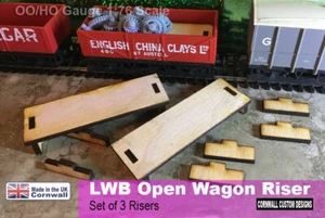 Spur O Waggon Ladereigleitung - LWB 7 Bohlen "Offener Wagon" 82mmx27mm - Bild 1 von 5