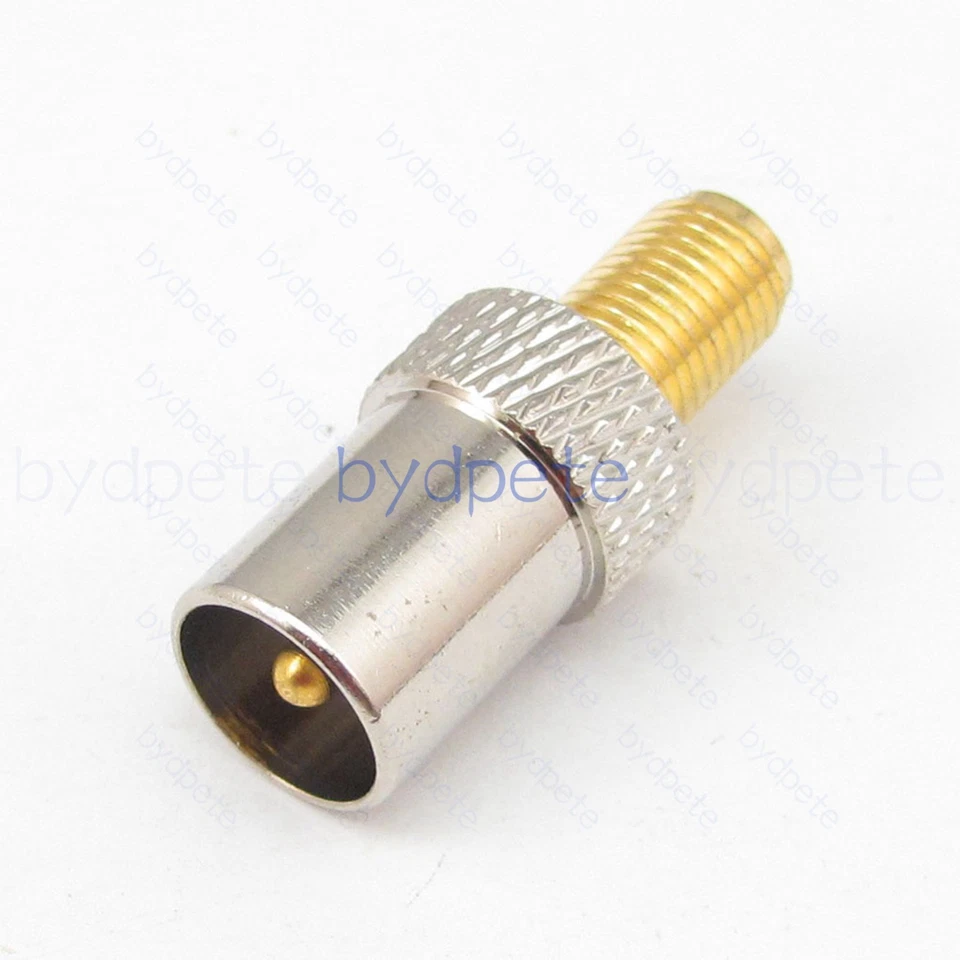 TV male to SMA female F Straight Connector and RF Adapter plug & jack bydpete - Image 1 of 1