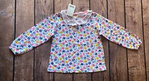 Toddler Girl Size 4T Little Maven Multicolored Floral Print Long Sleeve Top - Picture 1 of 2