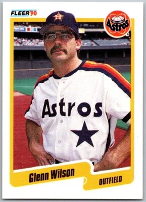 1990 Fleer - #240 Glenn Wilson - Image 1 of 2