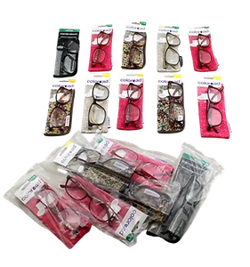Wholesale Lot of 75 Foster Grant Reading Glasses With Case Readers +1.75 & +2.00 - Picture 1 of 5