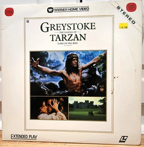 GREYSTOKE THE LEGEND OF TARZAN LORD OF THE APES LaserDisc -  LD Movie 2 DISC SET - Picture 1 of 2