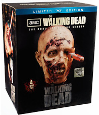 Walking Dead Season 2 Complete Set Blu Ray w/ McFarlane Zombie Head Statue MISB