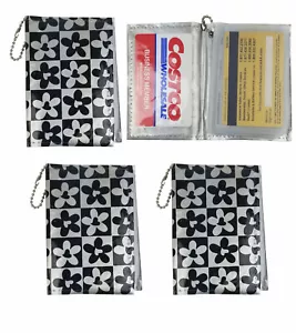 4 Plaid Credit card Holder Organizer Book 6 inner pockets 2 Side Compartment - Picture 1 of 6