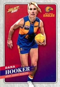 2020 WEST COAST EAGLES AFLW Card DANA HOOKER Footy Stars - Picture 1 of 2