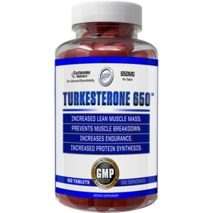 Hi-Tech Pharmaceuticals Turkesteron 650mg Cyclosomenabgabe 60 Tabletten Neu - Bild 1 von 3