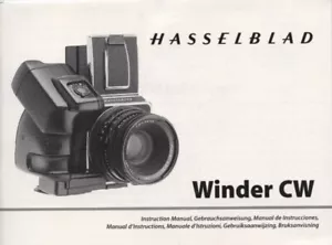 HASSELBLAD WINDER CW ORIGINAL INSTRUCTION MANUAL, 1997 (MF1671) - Picture 1 of 1