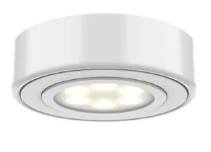 DALS Lighting 4005-CC-WH 2 Watt 2-in-1 Led Puck Light White - Picture 1 of 2