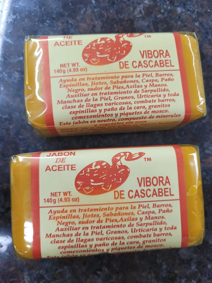 2x Jabon de Aceite de Vibora de Cascabel RattleSnake Soap Treatment Skin - Image 1 of 1