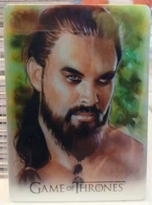 Game Of Thrones Complete Series 2 Artifex Metal Khal Drogo AF29 #/25 Jason Momoa - Picture 1 of 3