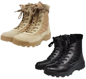 Lote de Trabajo 10 x Hombres Ejército Combate Táctico Botas de Trabajo Desierto Beige Senderismo Seguridad - Imagen 1 de 6