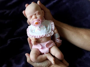 Muñeca bebé niña renacida 12 pulgadas silicona cuerpo completo impermeables accesorios incluidos - Imagen 1 de 19