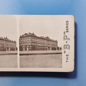 London Stereoview 3D C1900 Kings Residence Buckingham Palace England - Picture 1 of 3
