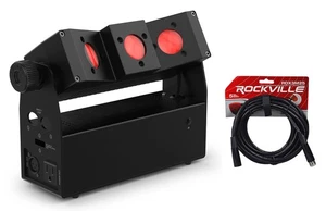 Chauvet DJ EZbeam Q3 ILS Battery-Powered All in one Wash Effect Light+DMX Cable - Picture 1 of 12