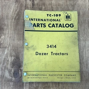 International Parts Catalog 3414 Dozer Tractors, TC-109 Parts Lists, Illustrated - Picture 1 of 4