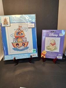 Two Brand New Cross Stitch Kits. Winnie The Pooh And Noahs Ark. - Picture 1 of 11