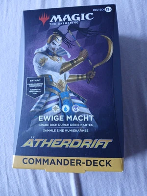 MTG Magic The Gathering Aetherdrift - Ewige Macht Commander Deck - Bild 1 von 2