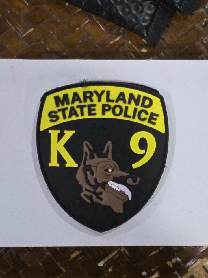 Maryland State Police PVC K9 Patrol Patch - Image 1 of 1