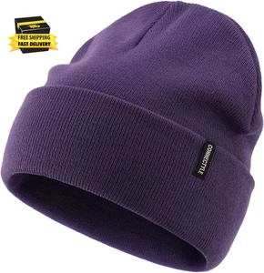 Herren Strick Bündchen Beanie Acryl Winter Mützen Slouchy Watch Cap ⭐️⭐️⭐️⭐️⭐️ - Bild 1 von 7