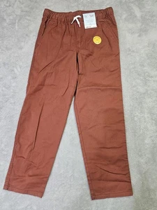 Pantalone Conico Relaxed Ragazzo Gatto E Jack Marrone Nuovo Taglia 12 - Foto 1 di 2