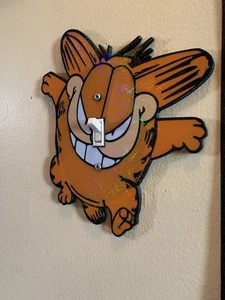 Cubierta de placa de pared holográfica Fighty Cat - Imagen 1 de 5
