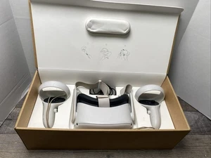 Meta Quest 2 256GB Cuffie VR Bianco Testato Funzionante Scatola Inclusa TESTATO FUNZIONANTE - Foto 1 di 20