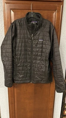 Patagonia Nano Puff Insulated Full Zip Black Puffer Jacket ALL BACK Men's Size M - Image 1 of 4
