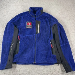 Chaqueta Ralph Lauren RLX Para Hombre Talla Grande “Chamonix” Cremallera Completa Vellón Azul *Leer* - Imagen 1 de 16