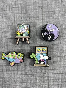 Lote de 4 dijes Steve Harrington Croc X/Jibbitz - Imagen 1 de 7