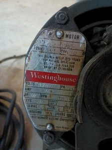 Westinghouse 3/4cv 1725 tr/min AC moteur électrique 115v 1 phase B56 four tambour swit - Photo 1/7