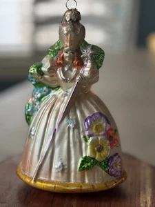 Glenda the Good Witch Ornament Kurt Adler Polonaise Glass Ornament - Picture 1 of 7