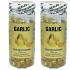 2 x NuHealth Garlic Oil 1 500 mg 300 Softgels Free Shipping Made In Usa