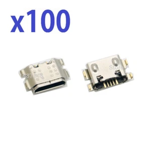 100 piezas base de puerto de carga micro USB para Samsung Galaxy A03 núcleos SM-A032F - Imagen 1 de 1