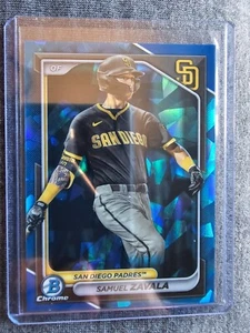 2024 Bowman Sapphire Edition - Chrome Prospects #BCP-57 Samuel Zavala (RC) - Picture 1 of 2