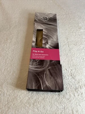 She Flip N Go by Shilo Haarverlängerung 16"-18" blond #70 100% Remy Echthaar - Bild 1 von 4