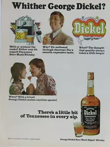 "George Dickel Whither 1975 anuncio impreso original 8,5 x 11" - Imagen 1 de 3