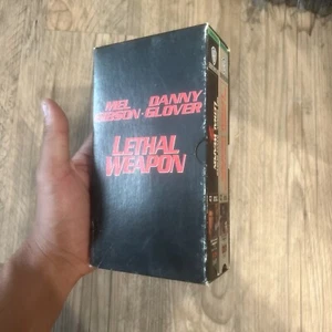 Lethal Weapon Box Set 1 & 2 VHS 1987, 1991 2 Tape Set Mel Gibson - Picture 1 of 5