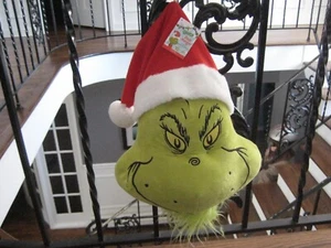 Wie der Grinch Weihnachten stahl! Grinch Plüsch Türhänger Neu! - Bild 1 von 4