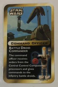LEGO Star Wars Battle Droid Commander Minifigure Minifig CARD ONLY from Set 3343 - Picture 1 of 2