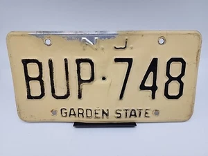 Vintage New Jersey  Real Metal License Plate - Picture 1 of 2